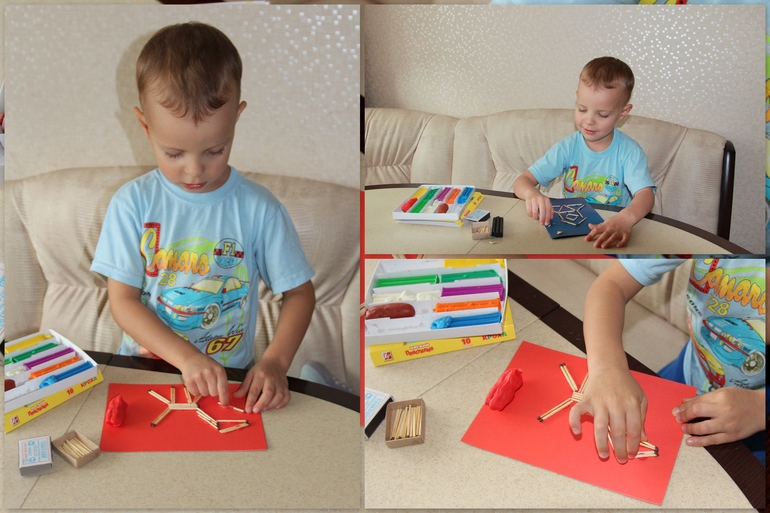 Спички детям не игрушка? А мы поиграли, заодно и правила пожарной безопасности повторили))