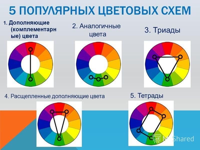 Какого цвета схема