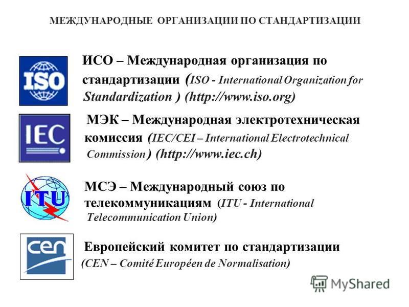 Международная система стандартов устанавливает. Международная организация по стандартизации.