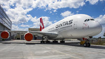 Qantas A380 stored at Dresden title=