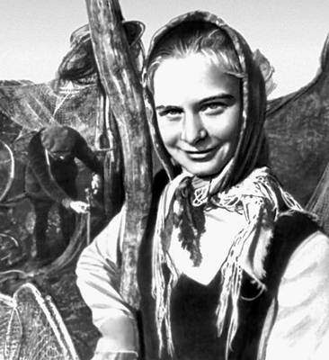 Фотоискусство. Советское фотоискусство. В. Страускас. «Дочь рыбака». 1968.