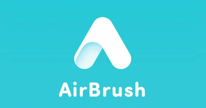 The airbrush photo retouching app logo