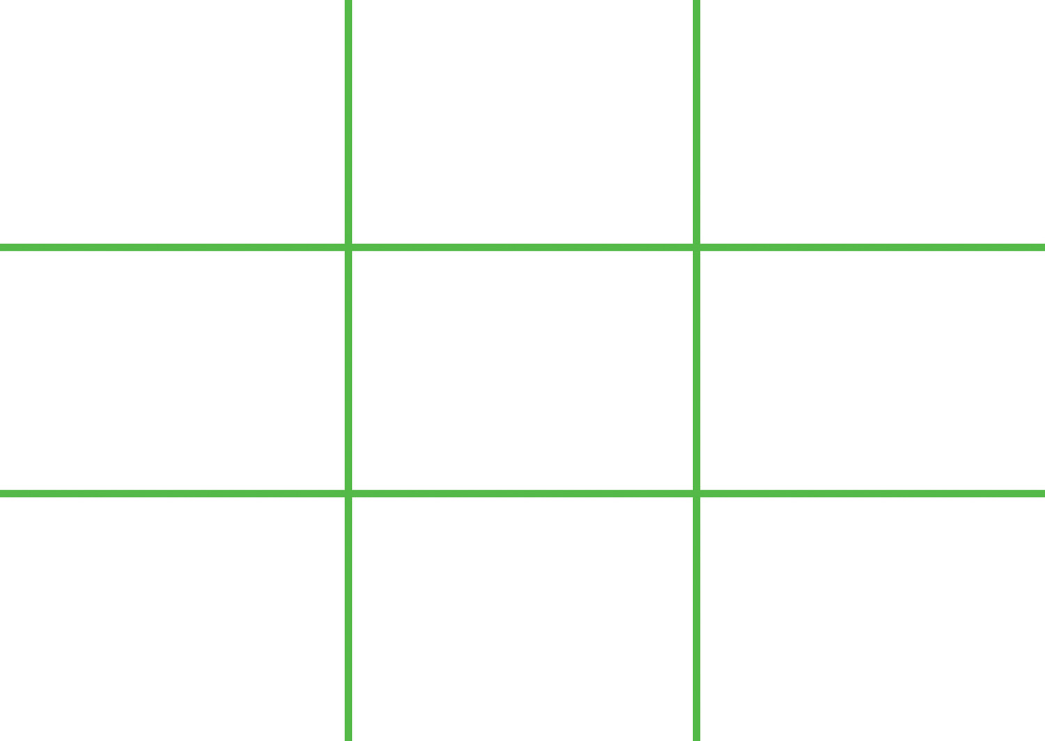 Как поделить изображение на равные части в фотошопе