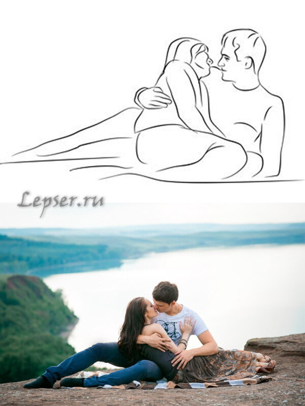 Фотосессия Love Story (40 поз)