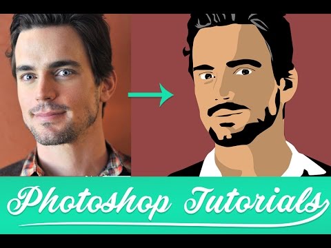 Как сделать в фотошопе мультяшное лицо из фотографии 
