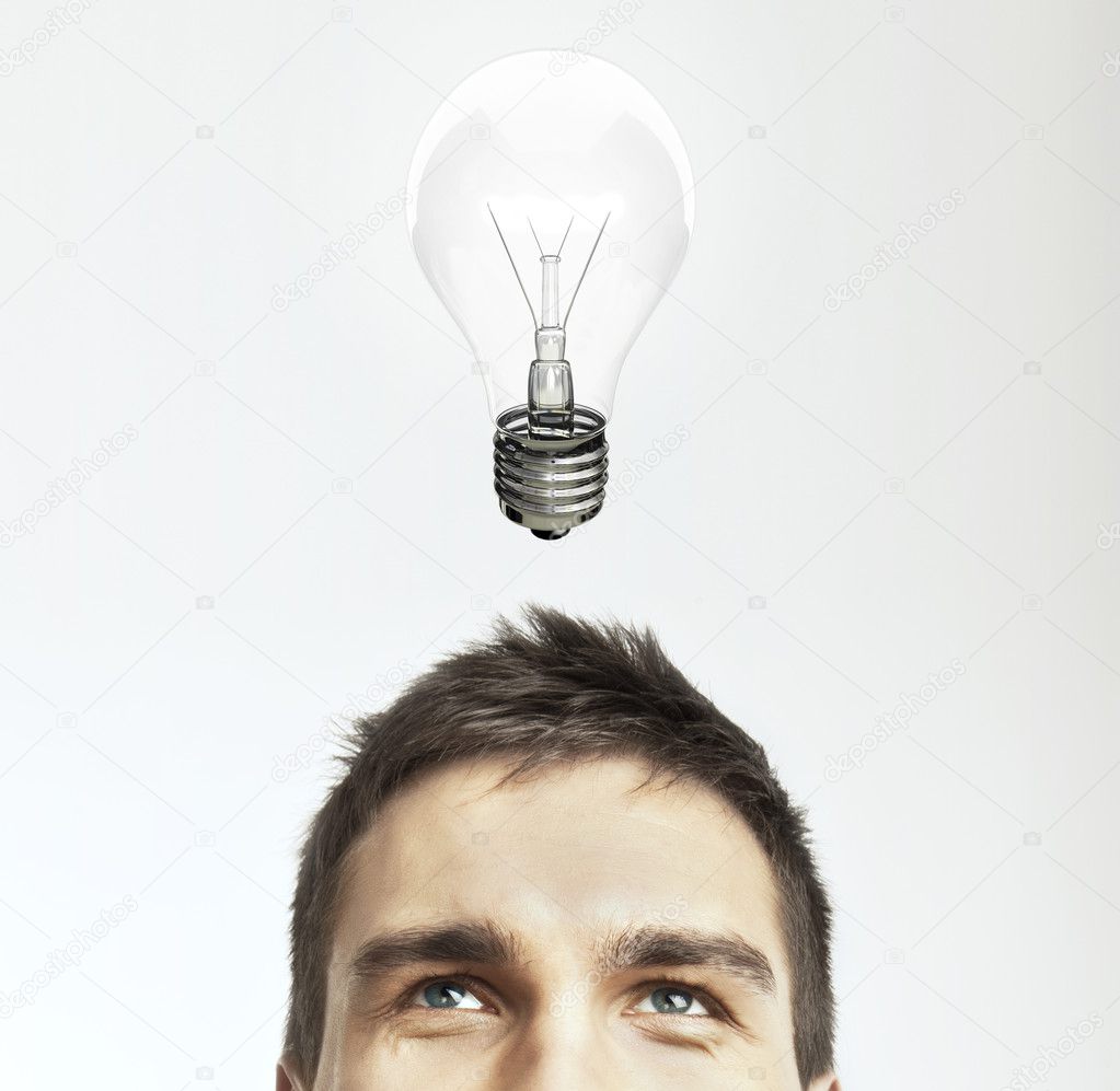 depositphotos 17371163 stock photo man with lamp