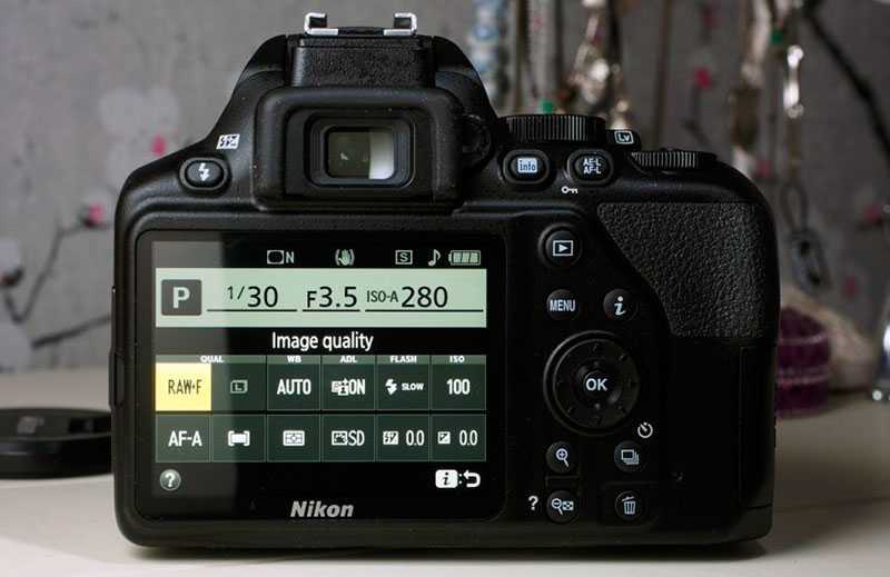 Nikon D3500 режимы съёмки