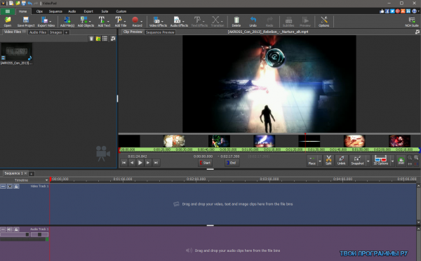 VideoPad Video Editor русская версия