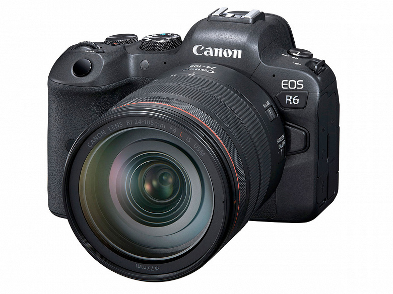 Камера Canon EOS R6 во многом похожа на EOS R5, но стоит заметно меньше 