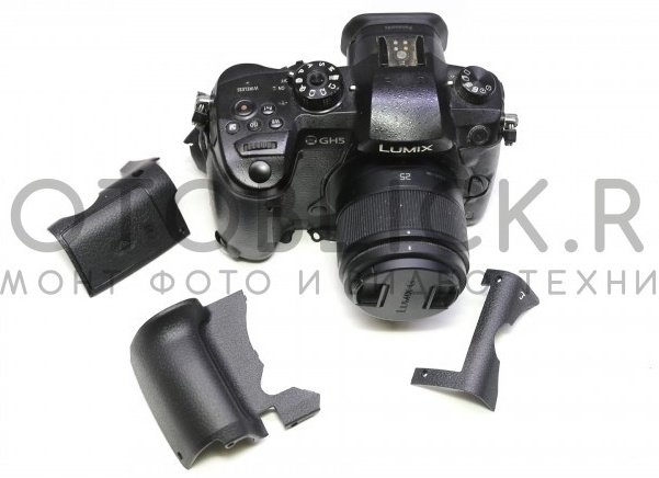 Замена панелей корпуса в камере Panasonic Lumix GH5