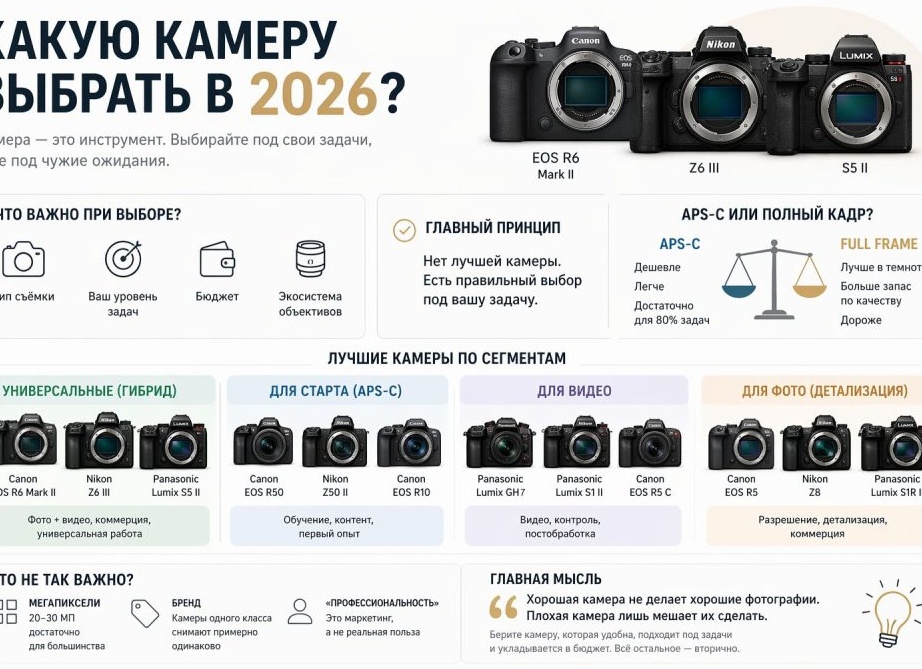 Универсальные камеры 2026: - какую камеру выбрать для нового сезона?