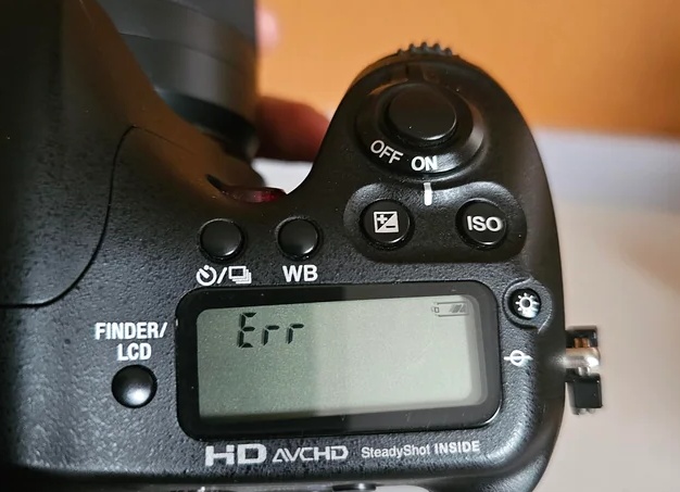 Sony SLT A77 ошибка фотоаппарата